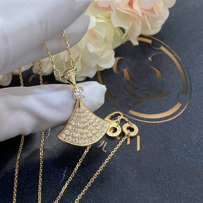 [Clover Jewelrys]DREAM NECKLACE GOLD FULL DIAMOND