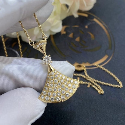 [Clover Jewelrys]DREAM NECKLACE GOLD FULL DIAMOND