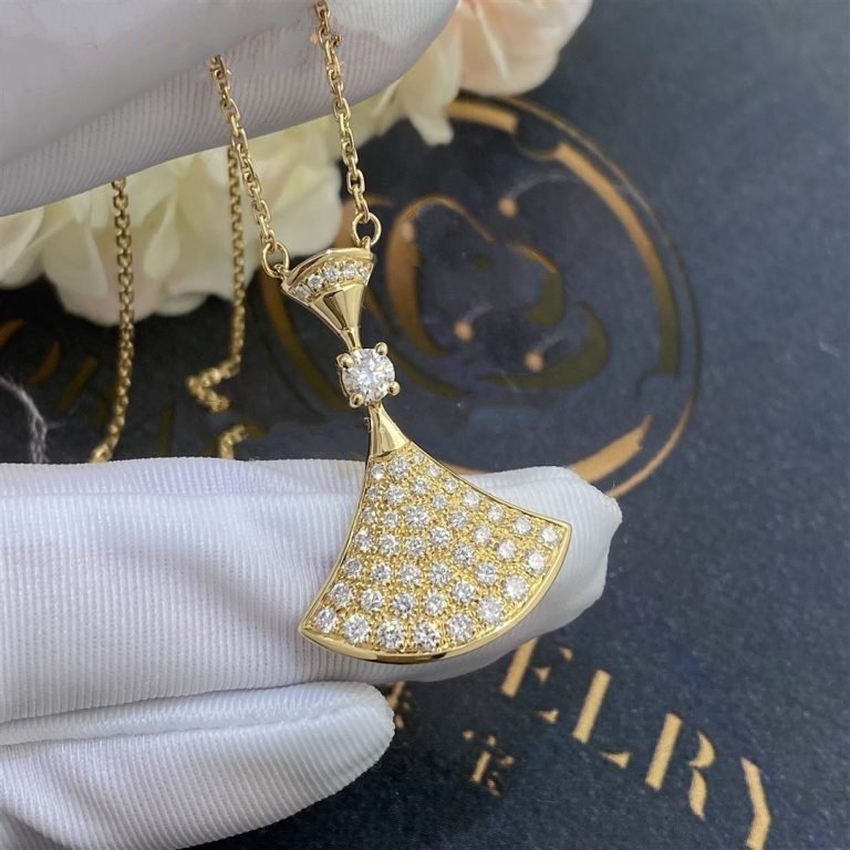 [Clover Jewelrys]DREAM NECKLACE GOLD FULL DIAMOND