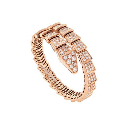 [Clover Jewelrys]SERPENTI BRACELET 8MM PINK GOLD DIAMOND