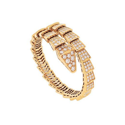 [Clover Jewelrys]SERPENTI BRACELET 8MM GOLD DIAMOND