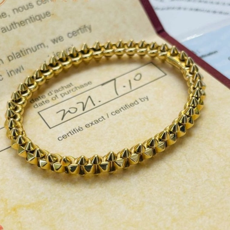 [Clover Jewelrys]CLASH GOLD BRACELET