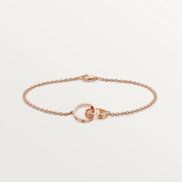 [Clover Jewelrys]LOVE BRACELET DOUBLE RING