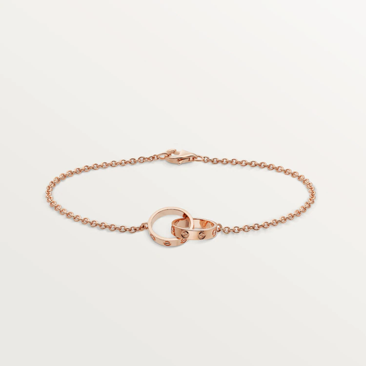 [Clover Jewelrys]LOVE BRACELET DOUBLE RING