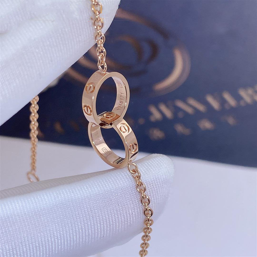 [Clover Jewelrys]LOVE BRACELET DOUBLE RING