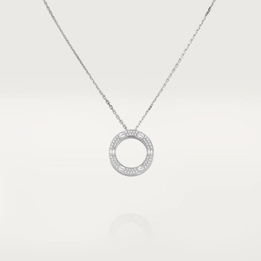 [Clover Jewelrys]LOVE NECKLACE ADJUSTABLE SILVER