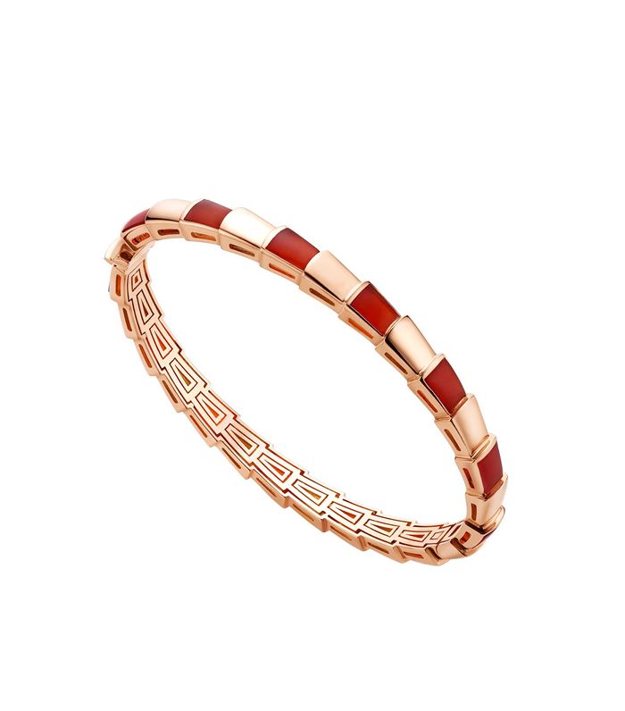 [Clover Jewelrys]SERPENTI BRACELET PINK GOLD RUBELLITE