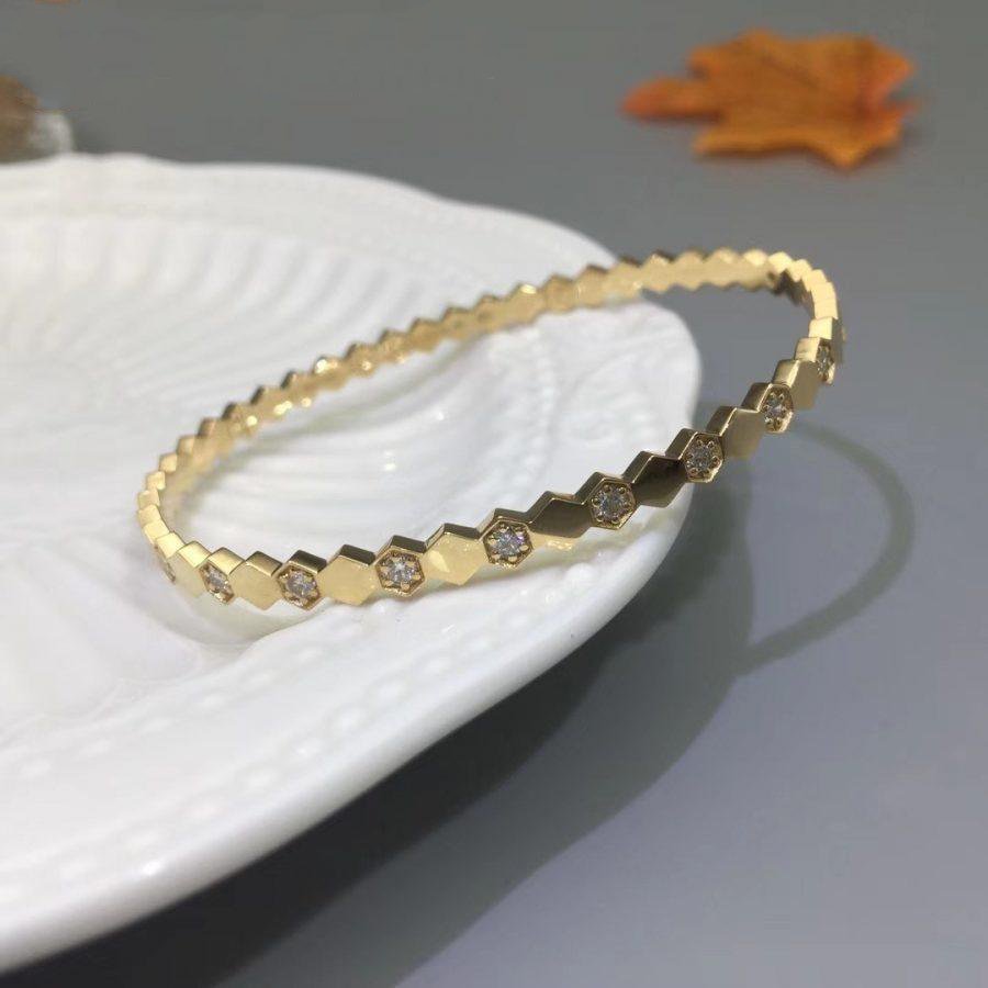 [Clover Jewelrys]BEE LOVE GOLD DIAMOND BRACELET