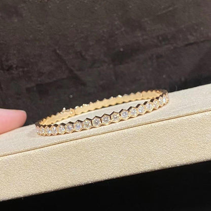 [Clover Jewelrys]BEE LOVE GOLD BRACELET FULL DIAMOND