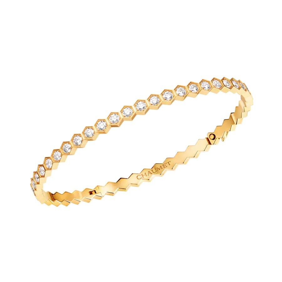 [Clover Jewelrys]BEE LOVE GOLD BRACELET FULL DIAMOND