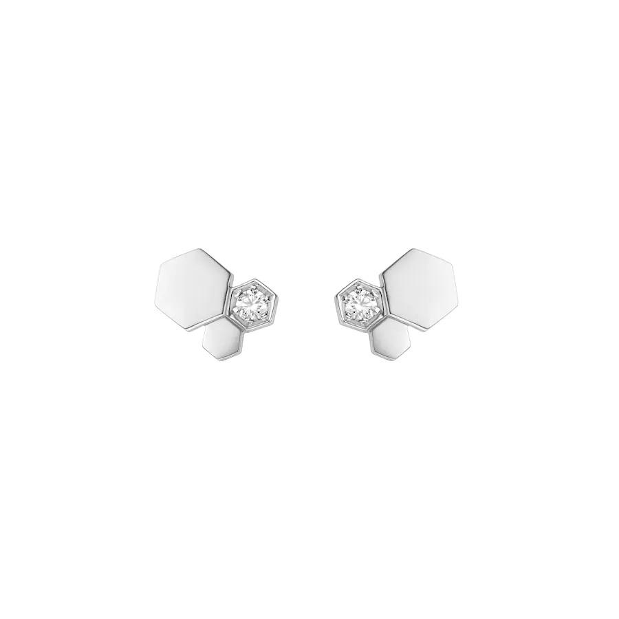 [Clover Jewelrys]BEE LOVE SILVER DIAMOND EARRINGS