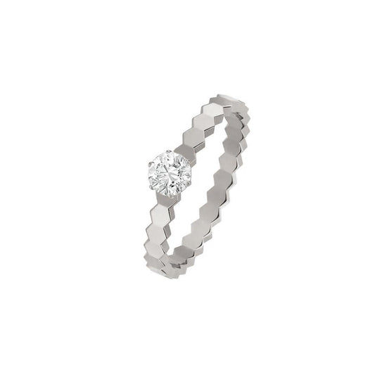 [Clover Jewelrys]BEE LOVE RING SILVER 1 DIAMOND