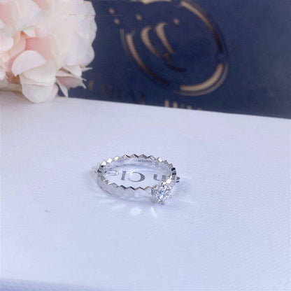 [Clover Jewelrys]BEE LOVE RING SILVER 1 DIAMOND