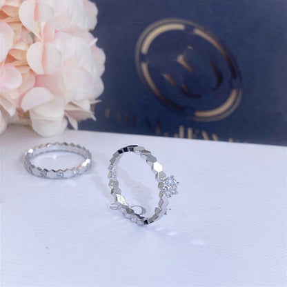 [Clover Jewelrys]BEE LOVE RING SILVER 1 DIAMOND