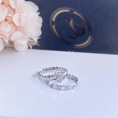 [Clover Jewelrys]BEE LOVE RING SILVER 1 DIAMOND