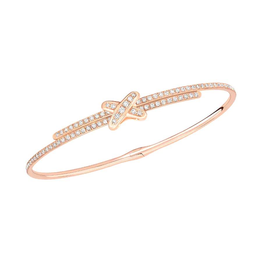 [Clover Jewelrys]JEUX DE BRACELET DIAMONDS PINK GOLD