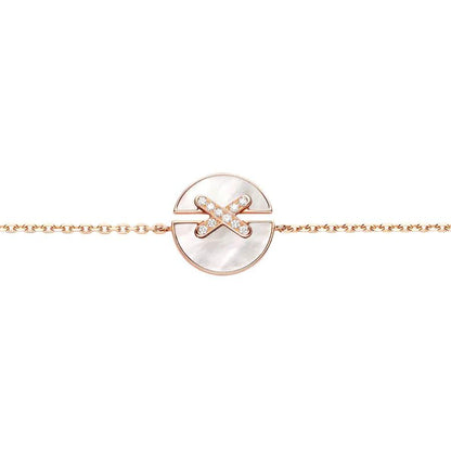 [Clover Jewelrys]JEUX DE BRACELET MOP PINK GOLD DIAMONDS