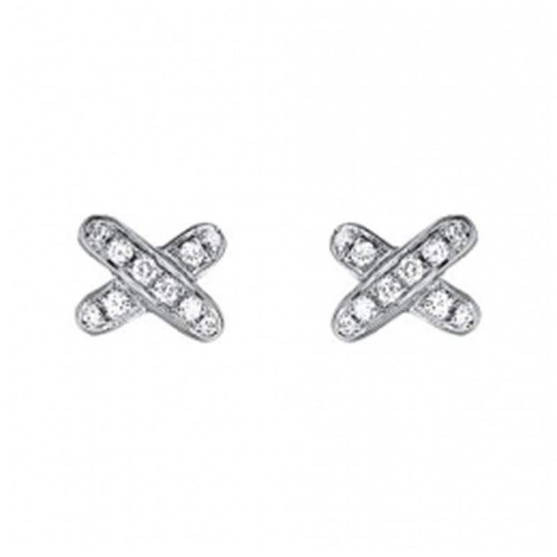 [Clover Jewelrys]JEUX DE DIAMOND EARRINGS