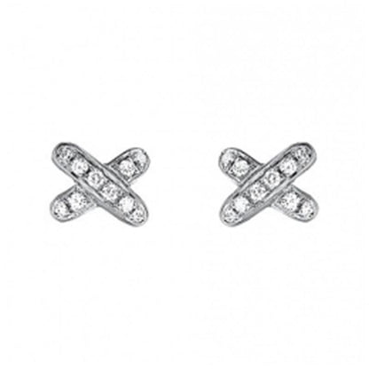 [Clover Jewelrys]JEUX DE DIAMOND EARRINGS