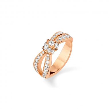 [Clover Jewelrys]LIENS PINK GOLD DIAMOND RING