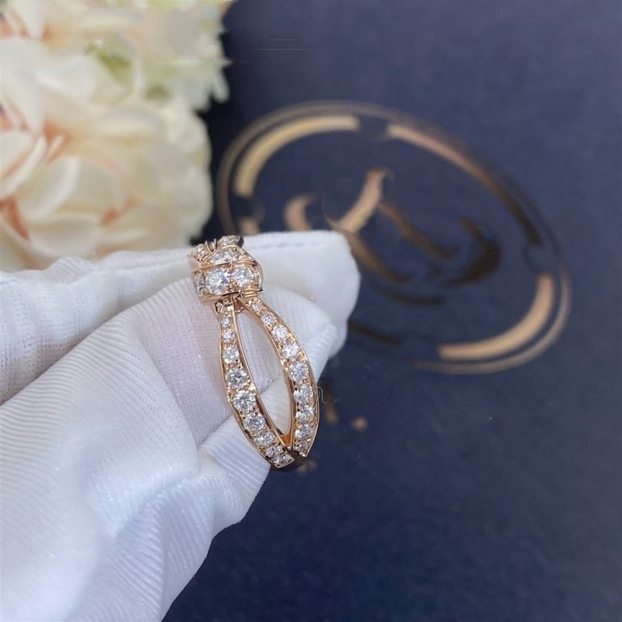 [Clover Jewelrys]LIENS PINK GOLD DIAMOND RING