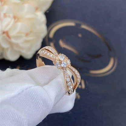 [Clover Jewelrys]LIENS PINK GOLD DIAMOND RING