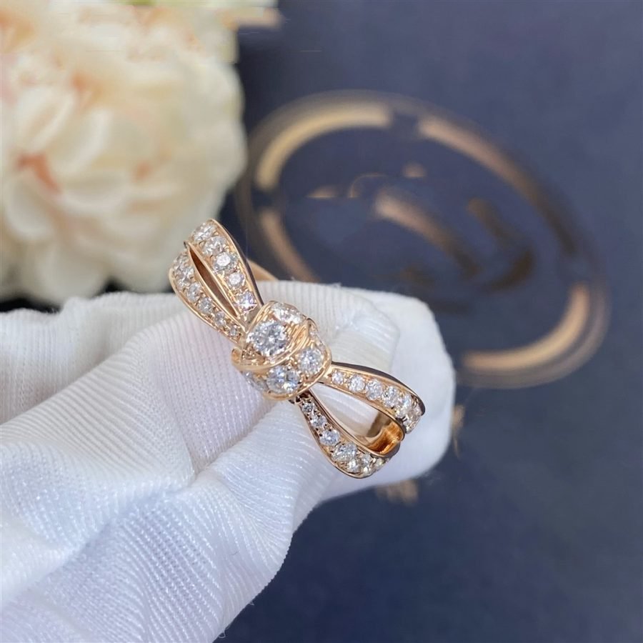 [Clover Jewelrys]LIENS PINK GOLD DIAMOND RING