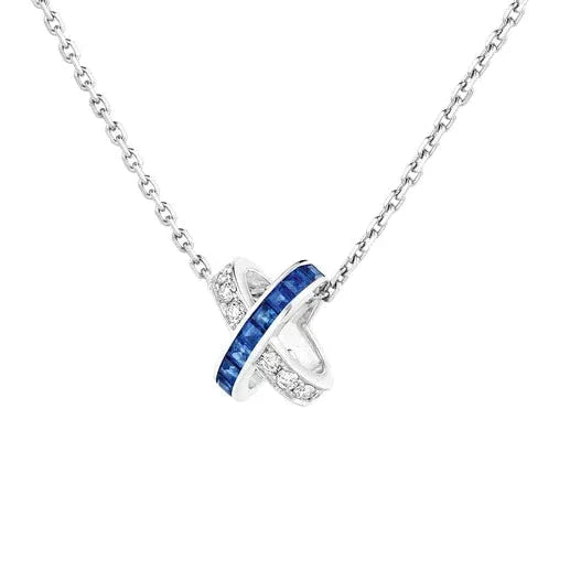 [Clover Jewelrys]LIENS DIAMOND SILVER NECKLACE