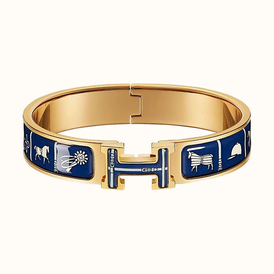 [Clover Jewelrys]H COUVERTURES DARK BLUE BRACELET