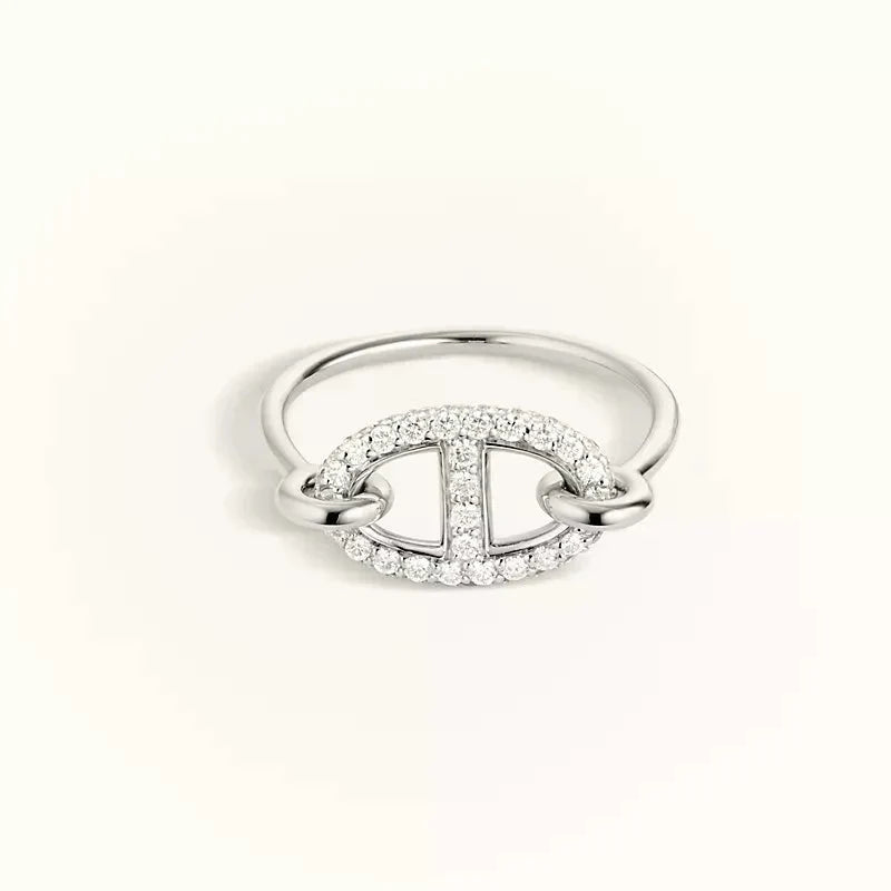 [Clover Jewelrys]RONDE SMALL SILVER DIAMOND RING