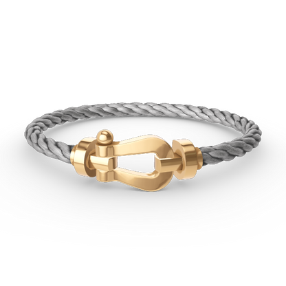 [Clover Jewelrys]FORCE LARGE HORSESHOE NO DIAMOND BRACELET GOLD