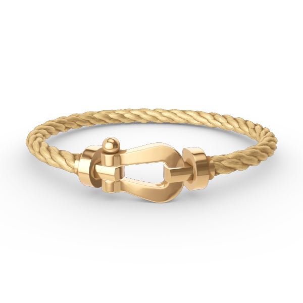 [Clover Jewelrys]FORCE LARGE HORSESHOE NO DIAMOND BRACELET GOLD