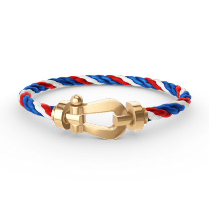 [Clover Jewelrys]FORCE LARGE HORSESHOE NO DIAMOND BRACELET GOLD