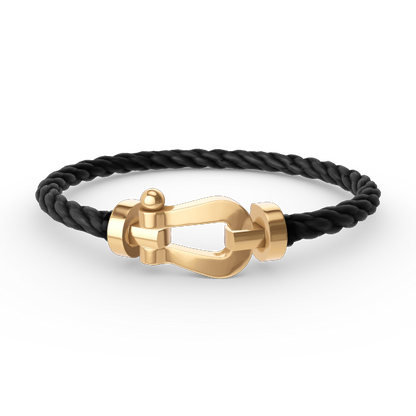 [Clover Jewelrys]FORCE LARGE HORSESHOE NO DIAMOND BRACELET GOLD