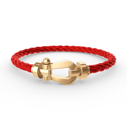 [Clover Jewelrys]FORCE LARGE HORSESHOE NO DIAMOND BRACELET GOLD