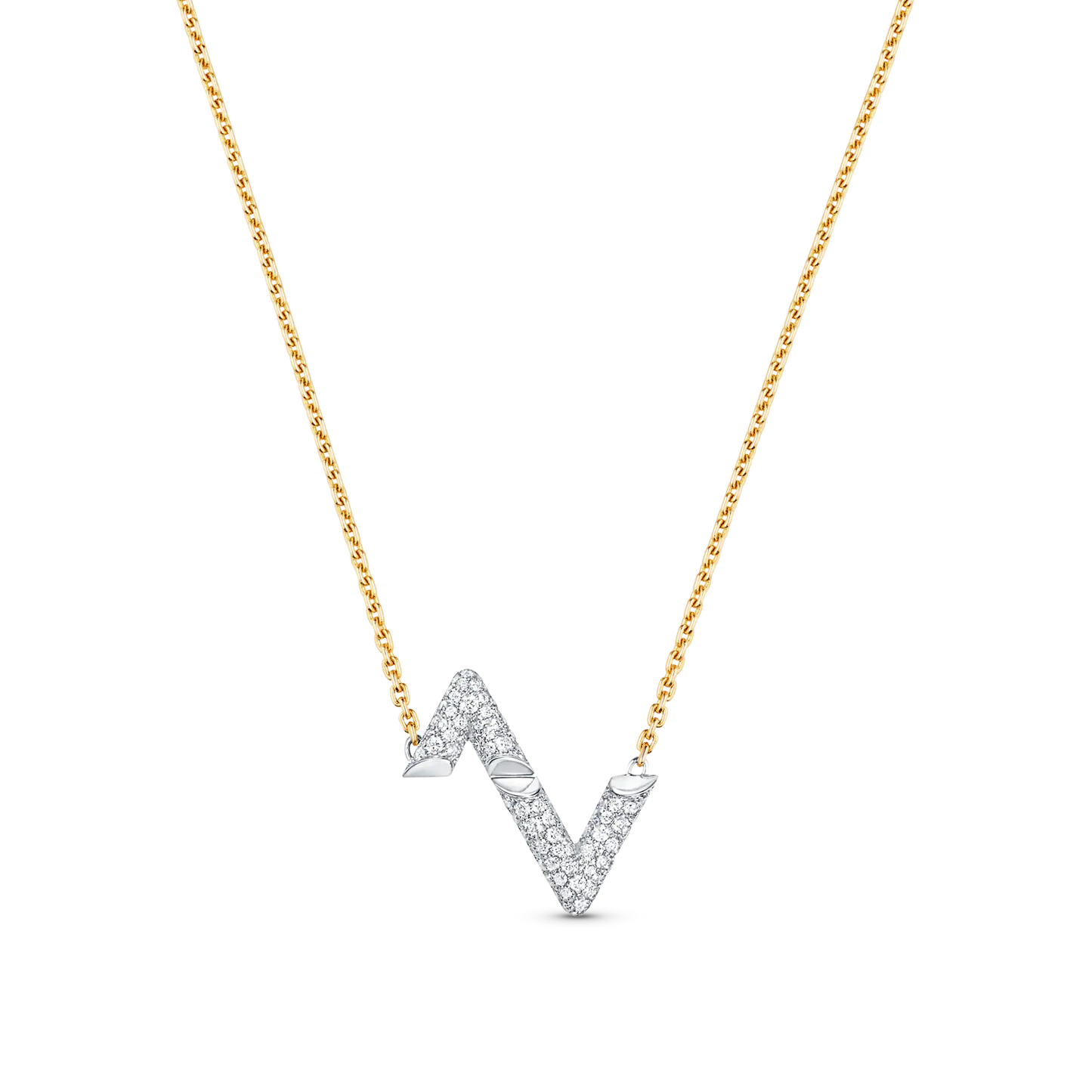 [Clover Jewelrys]VOLT SILVER DIAMOND PEDANT NECKLACE