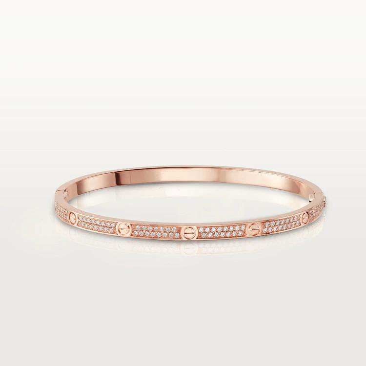 [Clover Jewelrys]LOVE BRACELET 3.65MM DIAMOND-PAVED