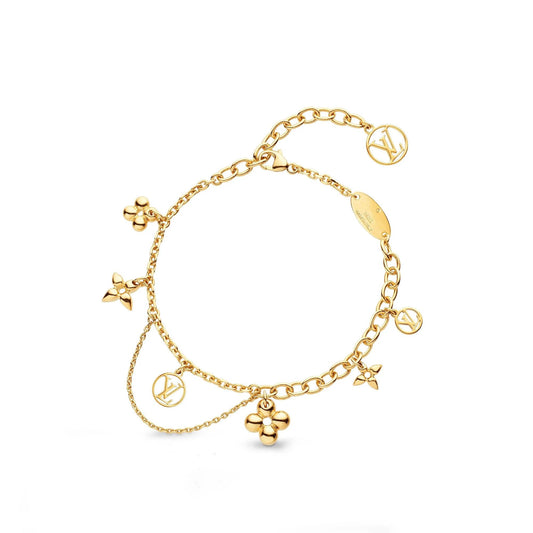 [Clover Jewelrys]BLOOMING PINK GOLD MOP BRACELET