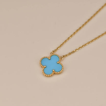 [Clover Jewelrys]CLOVER 15MM VINTAGE TURQUOISE NECKLACE