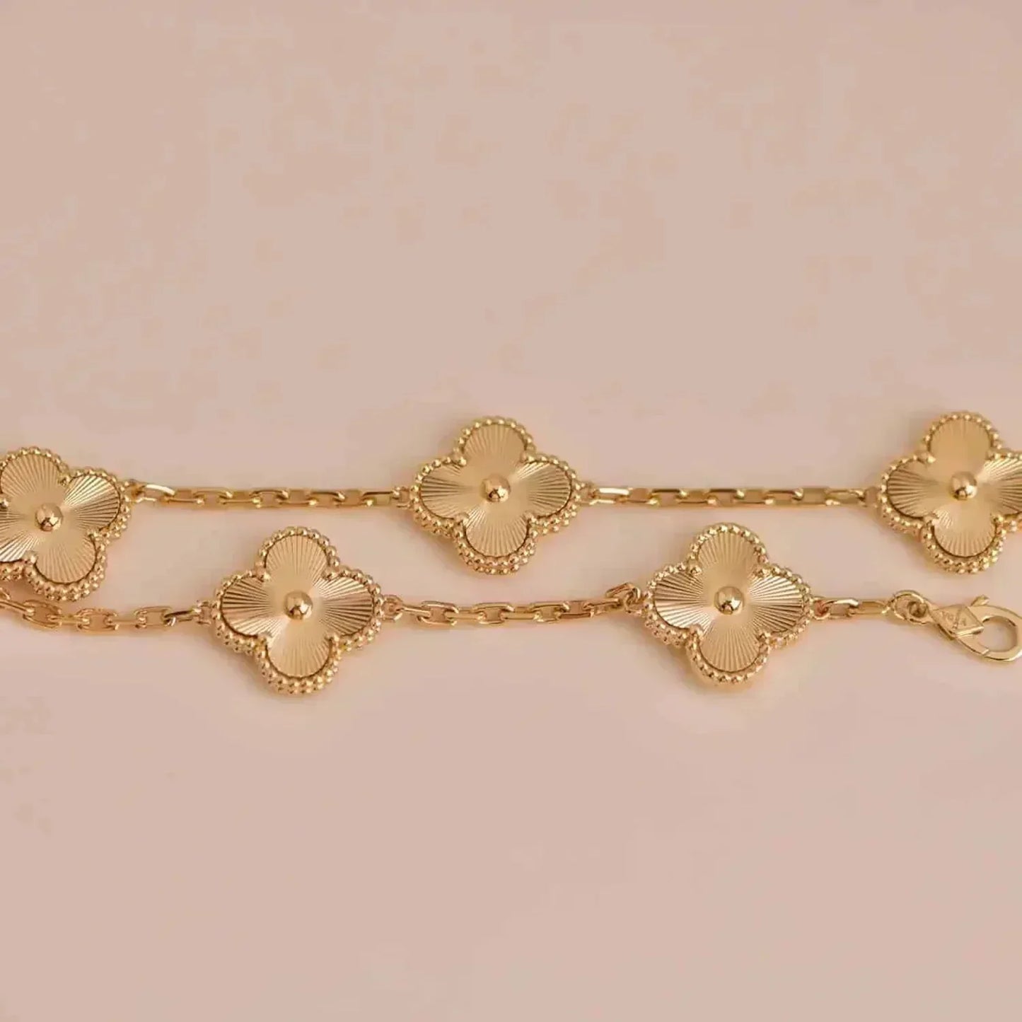 [Clover Jewelrys]CLOVER 5 FLOWERS LASER BRACELET