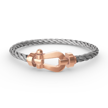 [Clover Jewelrys]FORCE LARGE HORSESHOE NO DIAMOND BRACELET ROSE GOLD