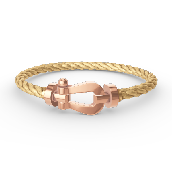 [Clover Jewelrys]FORCE LARGE HORSESHOE NO DIAMOND BRACELET ROSE GOLD