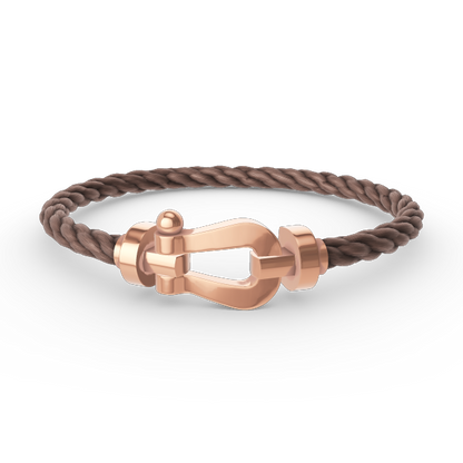 [Clover Jewelrys]FORCE LARGE HORSESHOE NO DIAMOND BRACELET ROSE GOLD