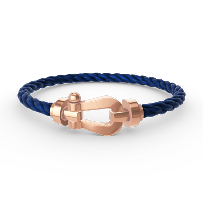 [Clover Jewelrys]FORCE LARGE HORSESHOE NO DIAMOND BRACELET ROSE GOLD