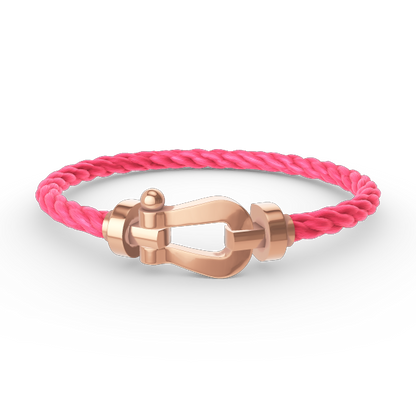 [Clover Jewelrys]FORCE LARGE HORSESHOE NO DIAMOND BRACELET ROSE GOLD