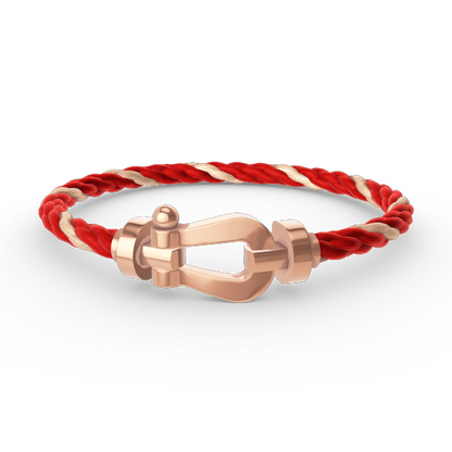 [Clover Jewelrys]FORCE LARGE HORSESHOE NO DIAMOND BRACELET ROSE GOLD