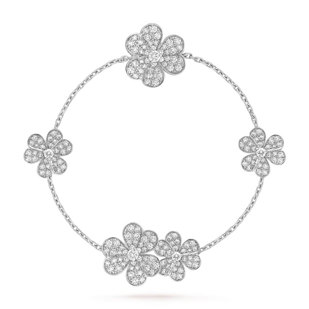 [Clover Jewelrys]FRIVOLE SILVER 5 FLOWERS BRACELET