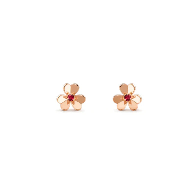 [Clover Jewelrys]FRIVOLE  FLOWER PINK EARRINGS