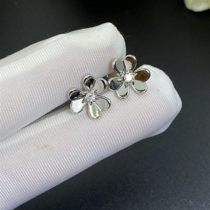 [Clover Jewelrys]FRIVOLE MINI SILVER FLOWER EARRINGS