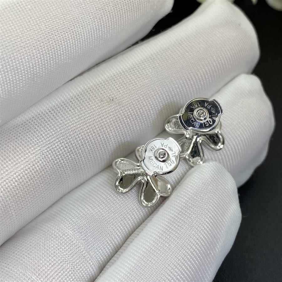 [Clover Jewelrys]FRIVOLE MINI SILVER FLOWER EARRINGS